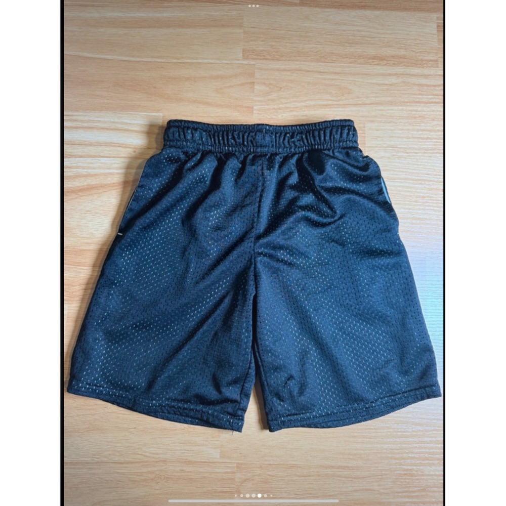 Athletic Works Boys Blue Basketball Power Mode Shirt Black Mesh Shorts Set S 6-7 - Picture 7 of 9